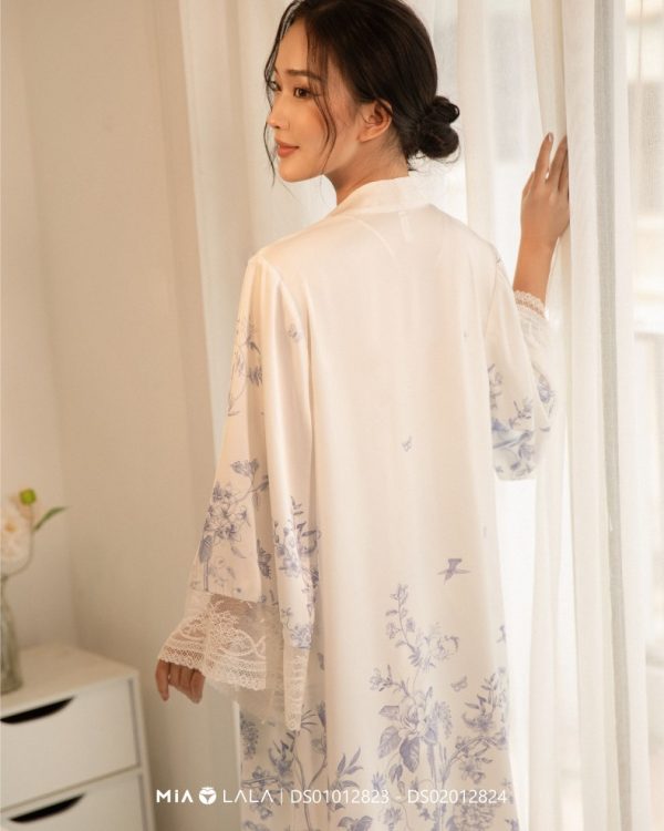 Áo choàng ngủ lụa DS01012823