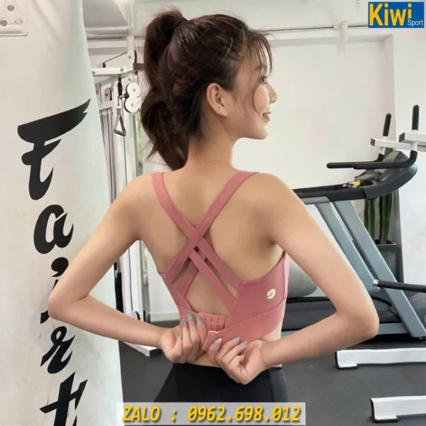 Bra Gym Nữ Dây Chéo 2021 Chất Dệt Cực Yêu