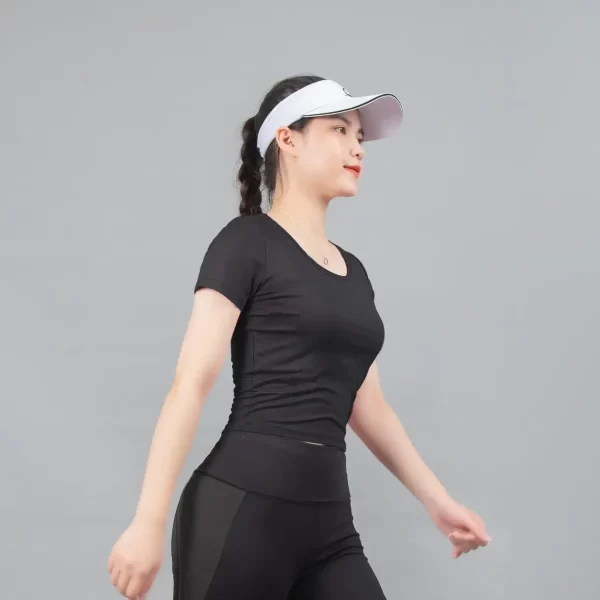 Áo thể thao Gladimax Croptop cộc tay có đệm ngực