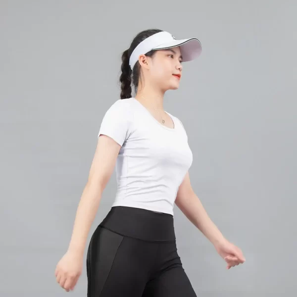 Áo thể thao Gladimax Croptop cộc tay có đệm ngực
